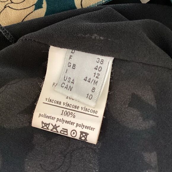 Anthropologie Ottod’ame Femme Tie Neck Dress US 8 Naked Women Made in Italy - Picture 11 of 14